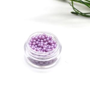 3mm カラーパール 紫 レシピ 手芸 デコ ...の詳細画像5
