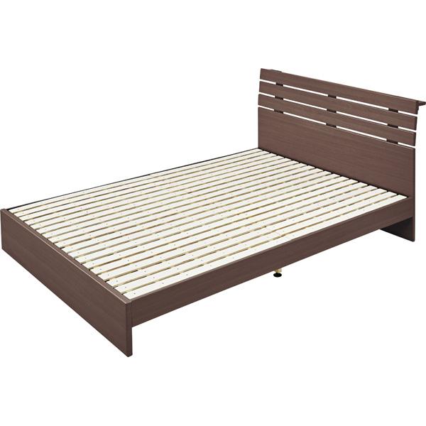 東谷  ダブルベッド ブラウン 組立必要品 東谷 AZUMAYA ベッド ベッドフレーム 木製ベッド...