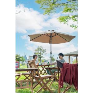 東谷 ガーデンパラソル ブラウン 組立式 RK...の詳細画像5