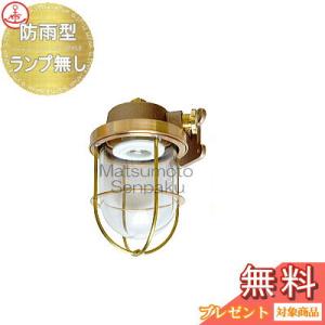 松本船舶 マリンランプ 2S号アクアライト ゴールド LED球付(R2S-AQ-G