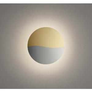 磨かれた真鍮生地とニッケルメッキによる、金と銀の繊細な波紋模様 オーデリック ODELIC   ブラ...