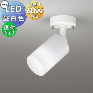 スポットライト OS256560NR 昼白色 フランジタイプ ワイド配光 オフホワイト 白熱灯60W相当  照明 おしゃれ オーデリック ODELIC             