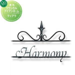 ティアラ  表札 アイアン   オンリーワン エクステリア オンリーワンクラブ クラシカルアイアンネーム        戸建て オーダー   