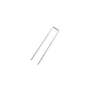固定ピン U型150 (100本/箱) 防草シート   ナックス用副資材 φ3XL150×W30mm      プロ高品質 庭用 雑草対策 防草対策 除草 草取り   【部品】