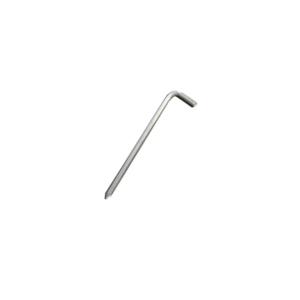 固定ピン L型200 (100本/箱) 防草シート   ナックス用副資材 φ9XL200mm      プロ高品質 庭用 雑草対策 防草対策 除草 草取り   【部品】
