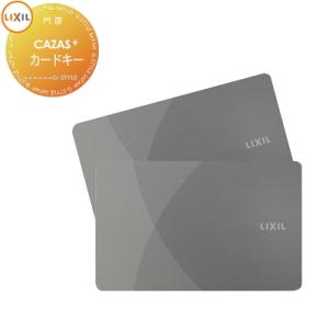 追加用 カードキー 2枚     FamiLock CAZAS＋ カザスプラス対応 ライトグレー Z-205-DVBA   LIXIL リクシル 玄関ドア部品 追加キー   メンテナンス DIY リフォーム 消耗品 交換品 TOEX    【無料★特典対象】