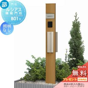 門柱　ポスト 一体  YKK YKKap  ルシアス機能門柱   B01型