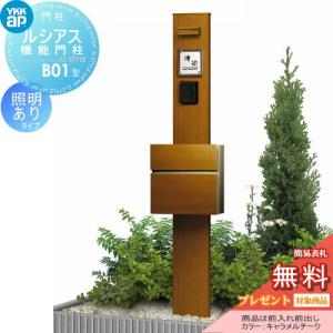 門柱　ポスト 一体  YKK YKKap  ルシアス機能門柱   B01型