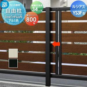 フェンス  YKK YKKap ルシアスフェンスF04型用  自由柱