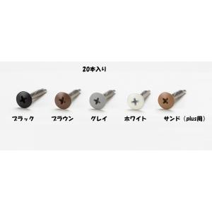 ビス20本入り　4×19　木樹脂フェンス　コストパフォーマンス（単品部材）条件付き送料無料