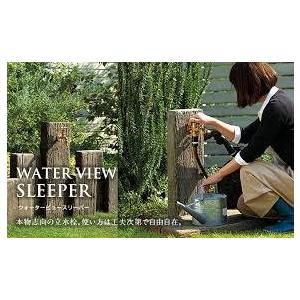 立水栓　ウォータービュースリーパー　TOYO　　　ポール+パンのセット（タップ別途）