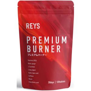 REYS レイズ 【PREMIUM BURNER】 プレミアムバーナー 120粒 （使用目安約30回分）山澤礼明監修 8種の厳選成分配合 ガルニシア 送料無料