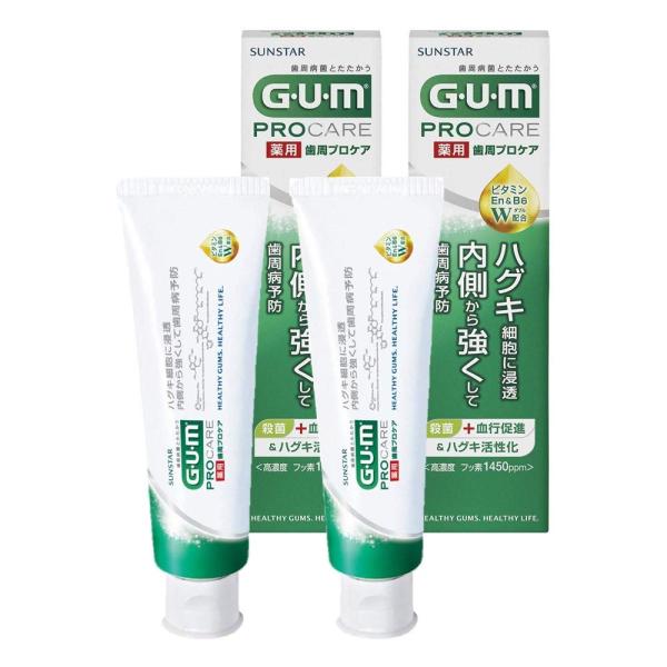 GUM(ガム) 【医薬部外品】歯周プロケア 歯周病予防 ハグキケア 薬用ハミガキ デンタルペースト ...