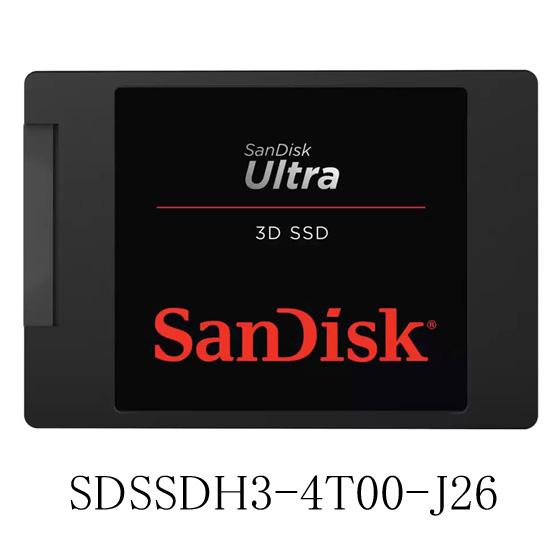 SanDisk ウルトラ 3D SSD 4TB【SDSSDH3-4T00-J26】