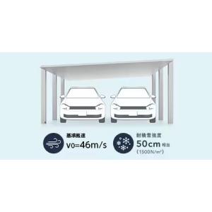 カーポート 2台用 工事付 カーポートSC 1...の詳細画像1