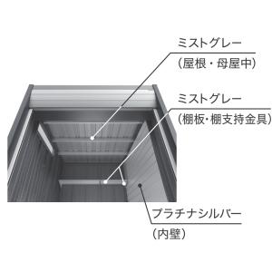 イナバ物置 バイク保管庫 アルシアフィット D...の詳細画像4