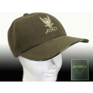 アビレックス 刺繍6方キャップ ブラウン