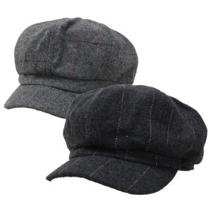 キャスケット メンズ レディース 秋冬 ヘリンボーンチェック柄