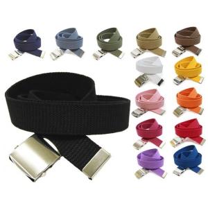 ベルト メンズ レディース ガチャベルト 穴なし 作業着 GIベルト 日本製 無地 ネコポス対応 全国一律 送料220円 税込