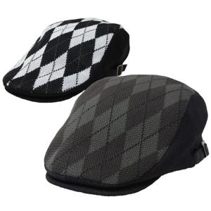 ハンチング 帽子 メンズ レディース サイドベルト付きポリアーガイル ネコポス対応 全国送料無料｜exas