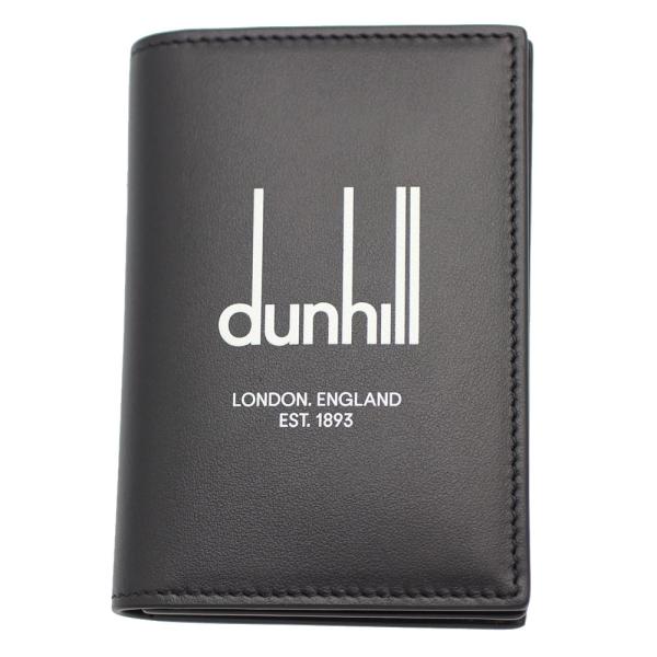 ダンヒル　dunhill　カードケース　DU22R2470DP　ブラック　牛革　レザー　LEGACY...