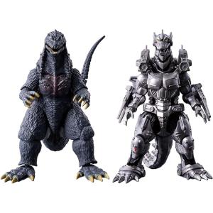 ゴジラアクションフィギュアゴジラ(2003)  × ３式機龍〈改〉重武装型バトルセット
