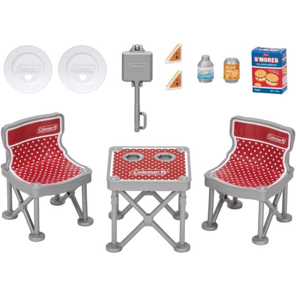 リカちゃん LF−09 キャンプチェア＆テーブルセット (コールマン コラボ)