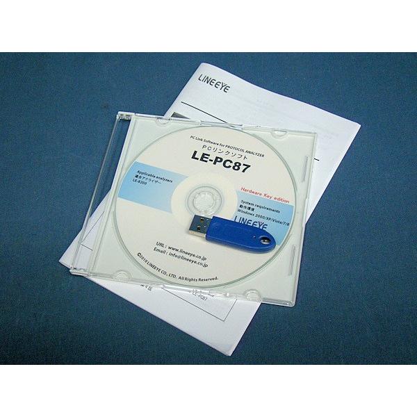 LINE EYE ラインアイ LE-PC87 CAN/LIN用 PCリンクソフトウェア 中古