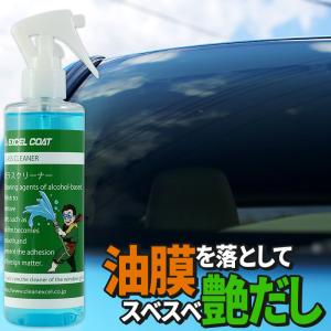 洗車用品 ガラスクリーナー 業務用 250ml×1本 拭き取り用クロス付き 車 ウィンドウ 窓ガラス 油膜 汚れ 洗浄 クリーン キレイ カー用品 スベスベ