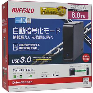BUFFALO HD-SQS8U3-A [HD-SQS-Aシリーズ 8TB ブラック] HDD