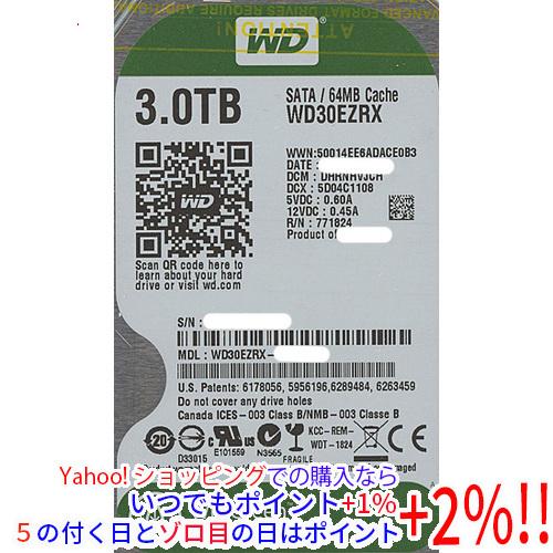 Western Digital製HDD WD30EZRX 3TB SATA600