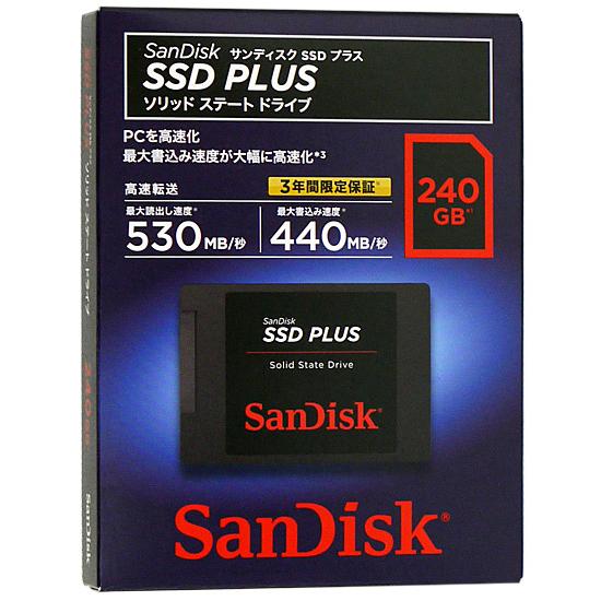 【ゆうパケット対応】SANDISK 2.5インチSATA SSD 240GB SDSSDA-240G...