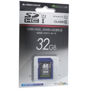 【ゆうパケット対応】GH製 UHS-I対応 SDHCメモリーカード GH-SDHCUA32G 32GB [管理:1000007870] SDカードの商品画像