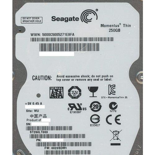 爆買SEAGATE製HDD ST250LT003 250GB