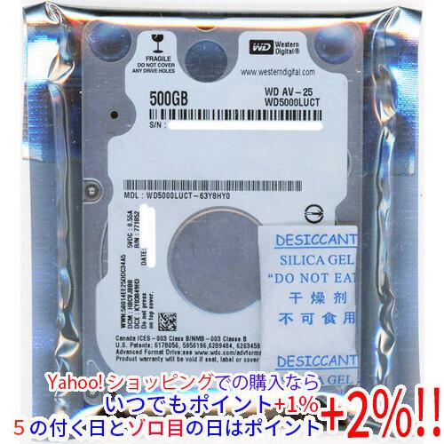 Western Digital製HDD WD5000LUCT 500GB 6.8mm