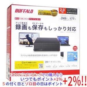 BUFFALO（バッファロー） USB3.2(Gen1)対応 外付けHDD HD-SGDA2U3-B
