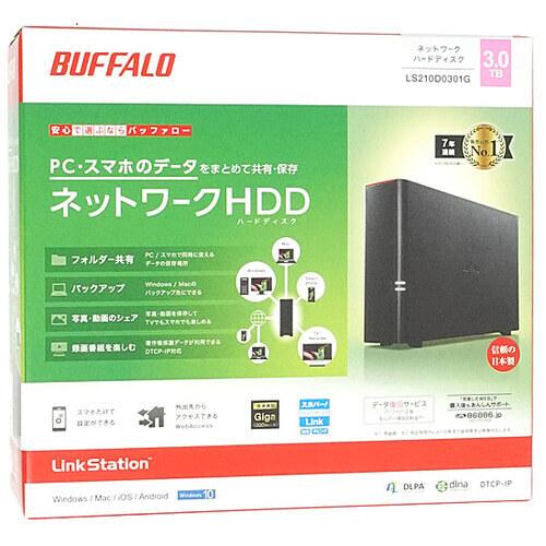 爆買BUFFALO バッファロー LinkStation LS210D0301G 3TB