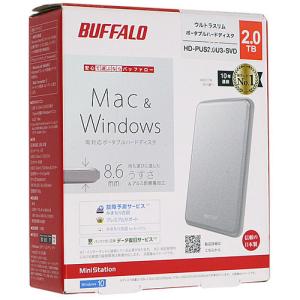 バッファロー 外付けHDD ポータブルハードディスク 500GB HD-PCG500U3