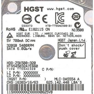 爆買HITACHI ノート用HDD 2.5inch HTS545032A7E660 320GB
