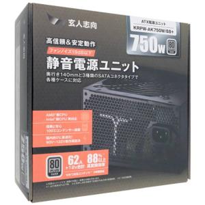玄人志向 KRPW-BK750W/85＋ 電源ユニット - 最安値・価格比較