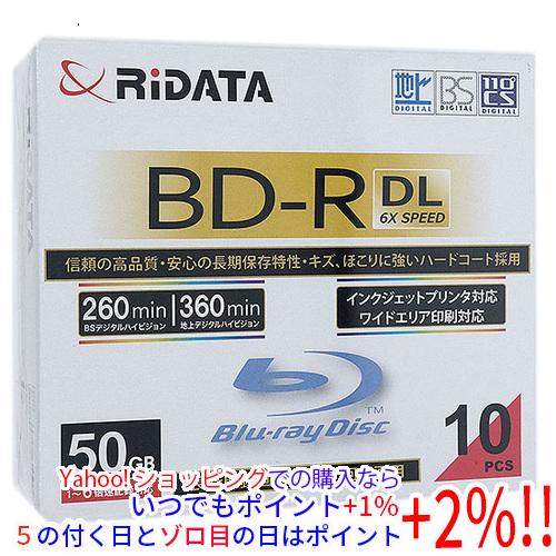 RiTEK ブルーレイディスク RIDATA BD-R260PW 6X.10P SC A BD-R ...