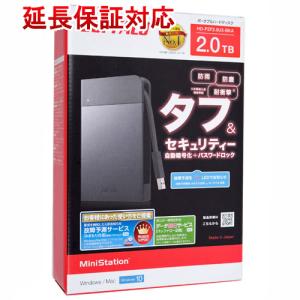 BUFFALO バッファロー製PortableHD HD-PZF2.0U3-BKA/ブラック 2TB [管理:1000015615]｜excellar-plus