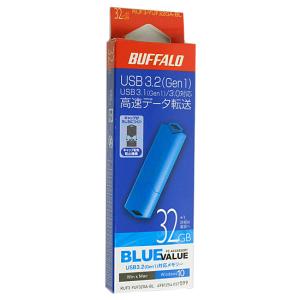 【ゆうパケット対応】BUFFALO バッファロー USB3.1(Gen1)/USB3.0対応 USBメモリー RUF3-YUF32GA-BL 32GB ブルー [管理:1000015906]｜excellar-plus