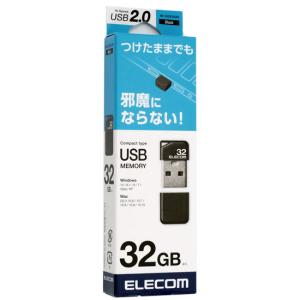 【ゆうパケット対応】ELECOM エレコム 超小型USBメモリ 32GB MF-SU2B32GBK [管理:1000016000]｜excellar-plus