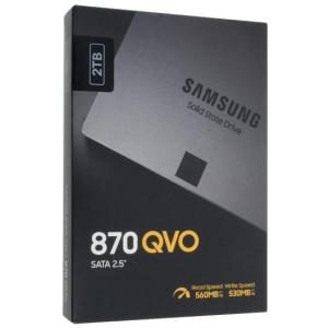 SAMSUNG 2.5インチ SSD 870 QVO MZ-77Q2T0B/IT 2TB [管理:1000016187]｜excellar-plus