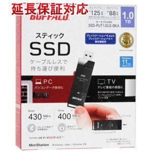 BUFFALO バッファロー 超小型ポータブルSSD SSD-PST1.0U3-BA