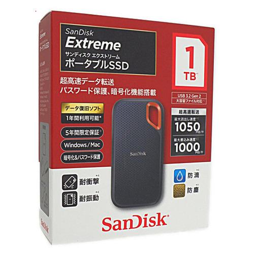 爆買SANDISK ポータブルSSD エクストリーム V2 SDSSDE61-1T00-J25 1T...