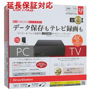 バッファロー(BUFFALO) HD-EDS6U3-BE パソコン&テレビ録画用 外