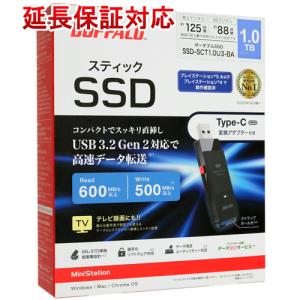 BUFFALO バッファロー 超小型ポータブルSSD SSD-PST1.0U3-BA