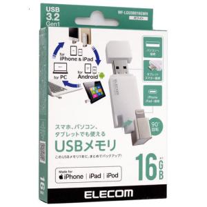 ロジテック ライトニング USBメモリ 16GB LMF-LGU216GWH ロジテック
